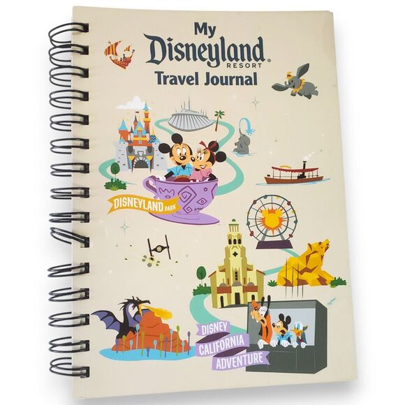 Disneyland Park Life Travel Journal 2020 Blank w/ Stickers Pandemic Era Rare - Picture 1 of 15
